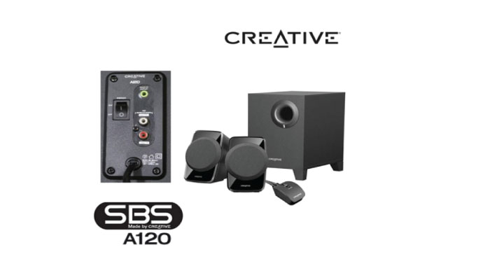 creative sbs a120