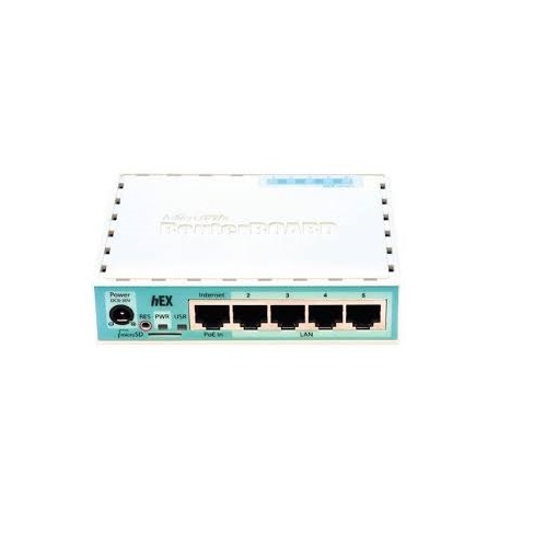MikrotikhEX RB750Gr3 5-Port Router HappyMars